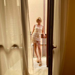 Vintage Crocheted Slip Dress